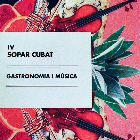 Folleto IV Sopar Cubats Gastronomia y musica