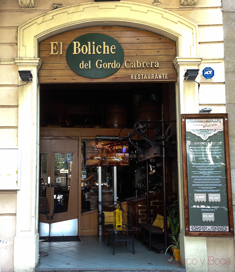 Entrada-restaurante-El-boliche-del-gordo-cabrera-barcelona